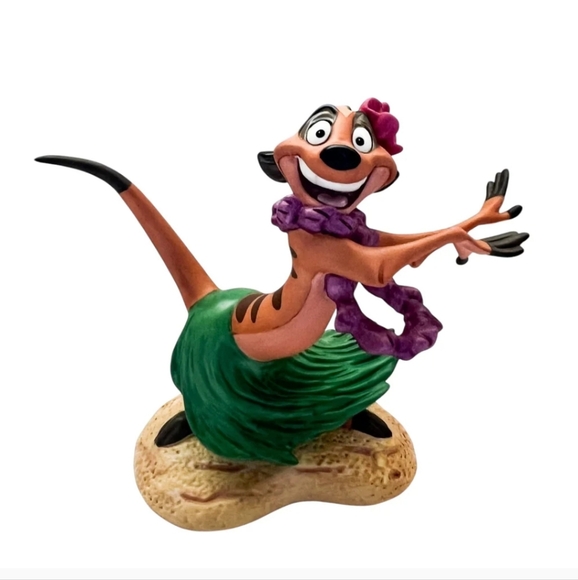 Walt Disney Classic Collection "Luau Timon" Figurine From The 1998 The Lion King - Picture 4 of 11